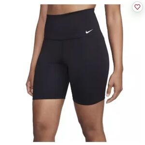 Nike Women's One Dri-FIT High-Waisted 7" Biker Shorts -Black. XS